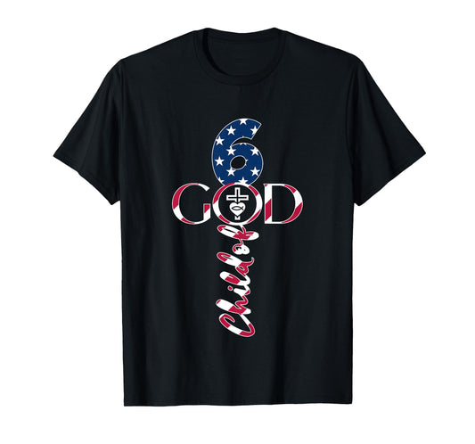 GOD 6 YEARS JESUS 6TH BIRTHDAY T-Shirt