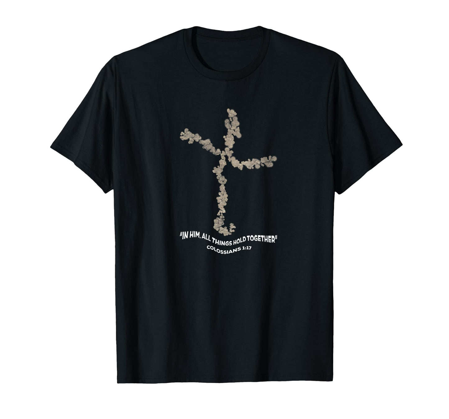 Laminin Christian Jesus Cross T-Shirt