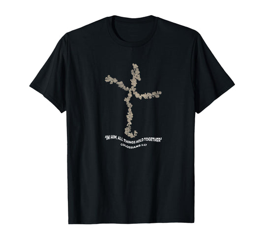 Laminin Christian Jesus Cross T-Shirt
