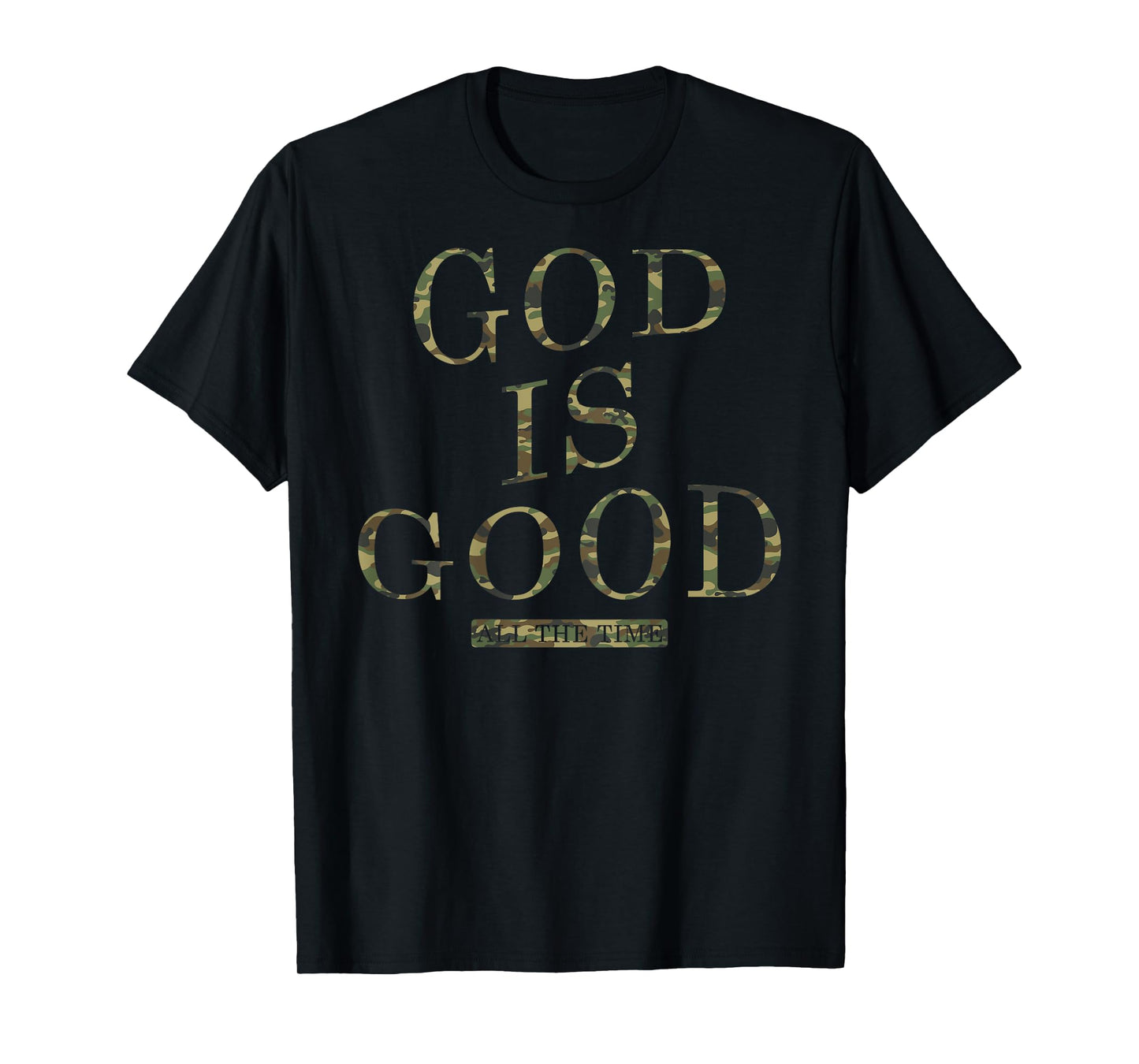 Vintage Retro God is Good All The Time Jesus Christian T-Shirt