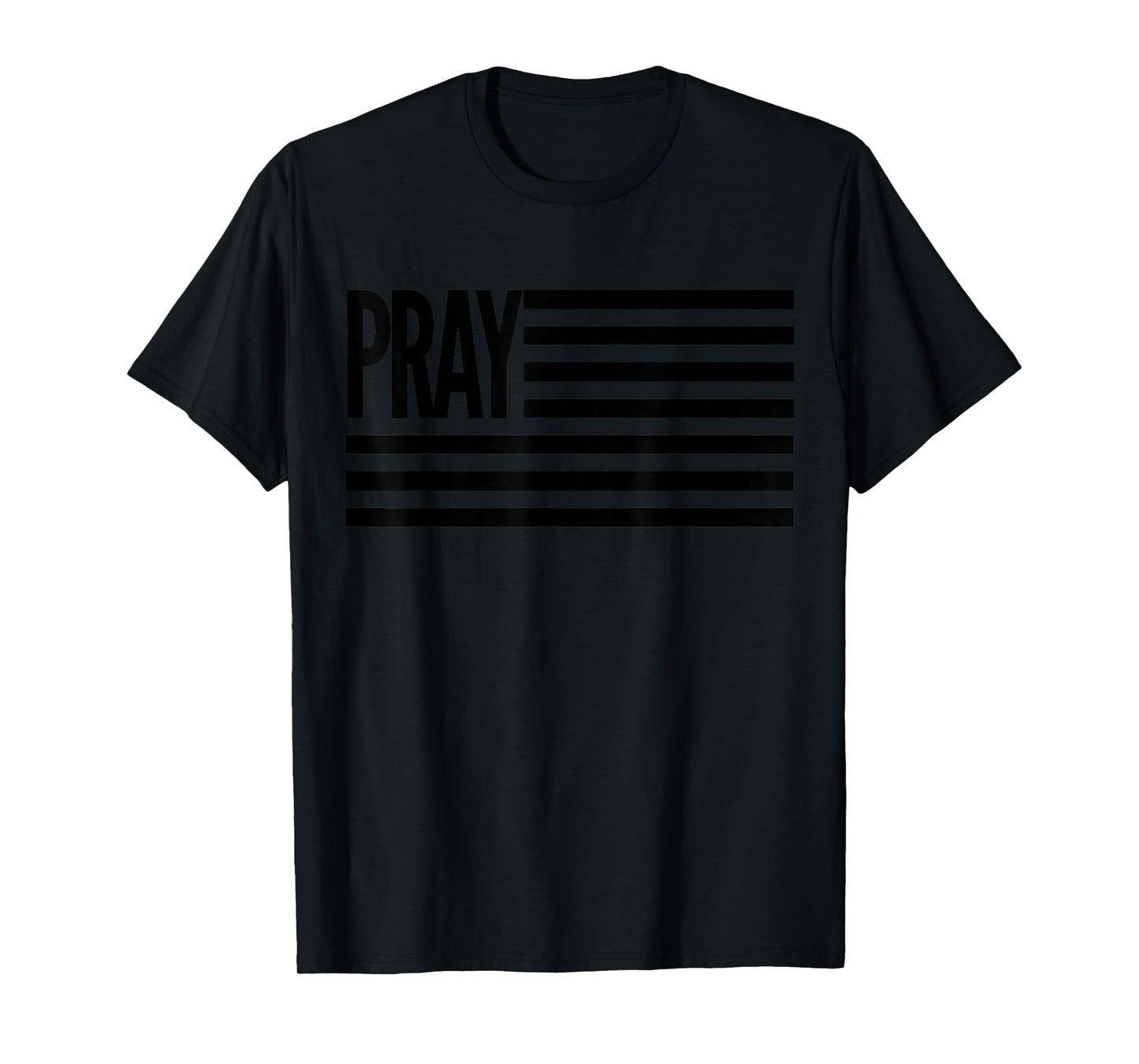 National Day of Prayer American Flag Patriotic Pray Design T-Shirt