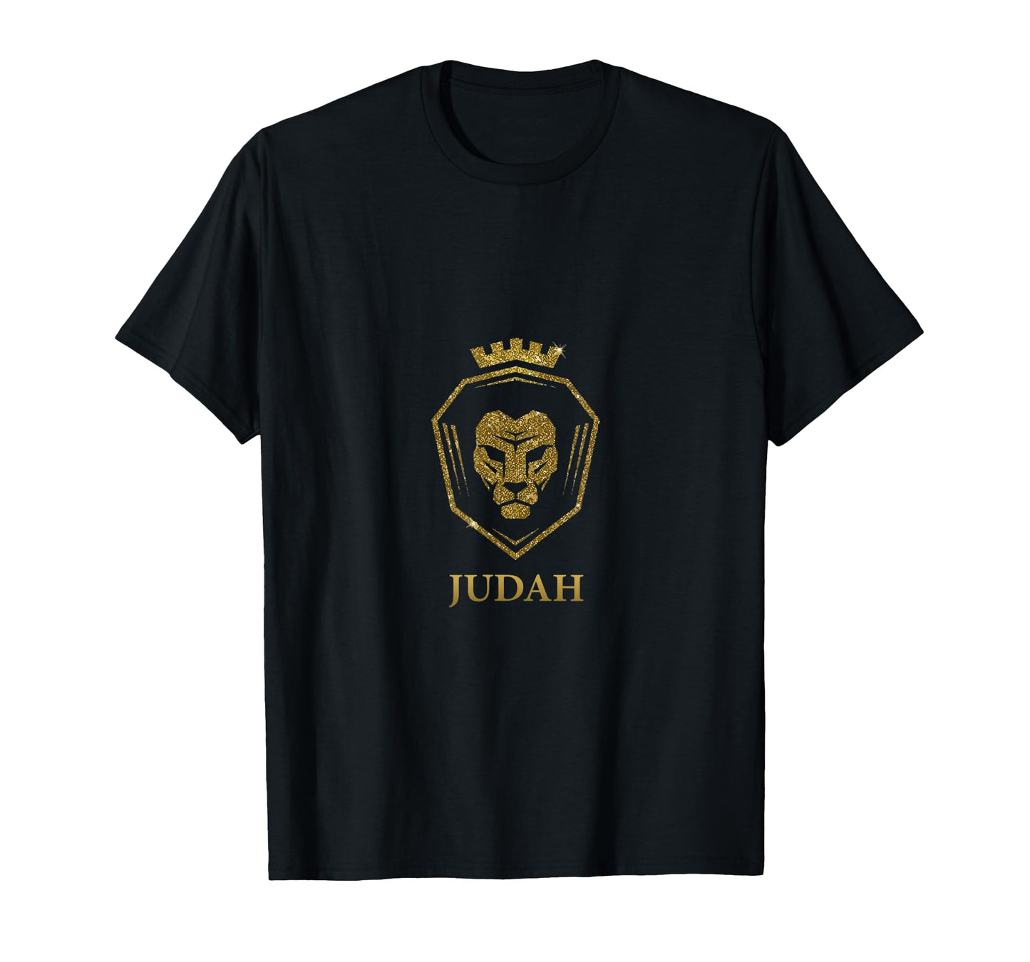 Lion of Judah - Catholic & Christian Jesus Religious Gold T-Shirt