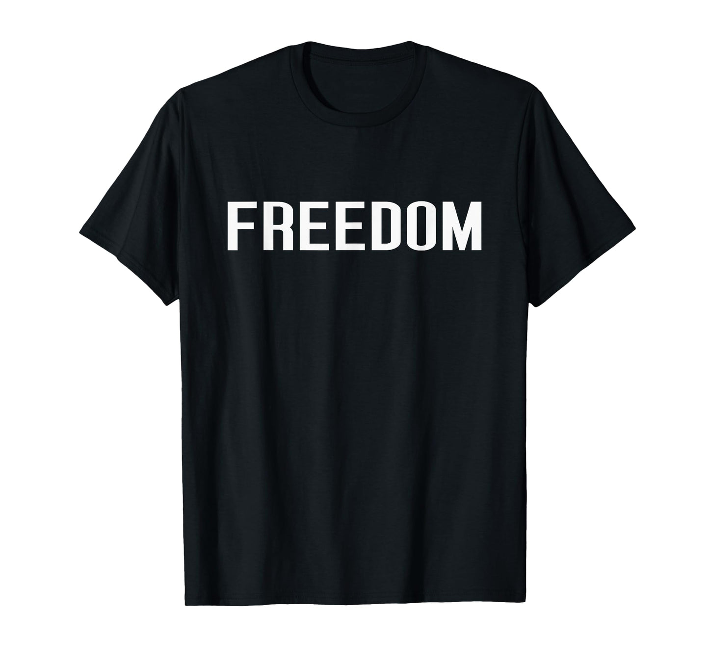 Freedom Bold Minimalist Design Free Nation T-Shirt