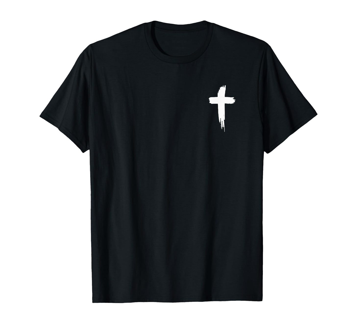 Faith Over Fear Bible Verse Christian Front and Back Print T-Shirt