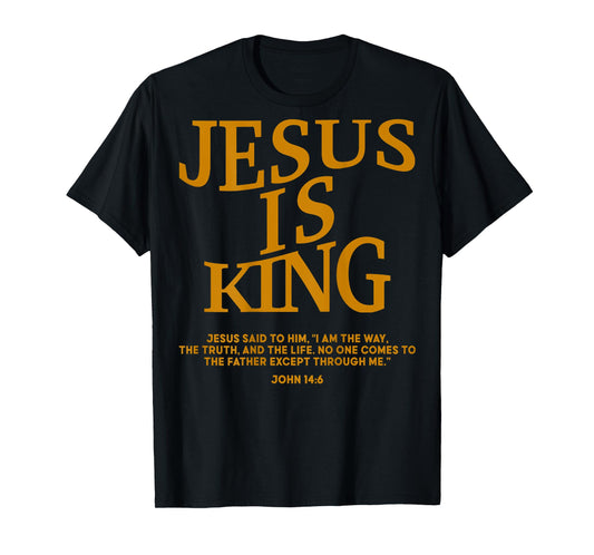 Toddler Boy Jesus Is King White Christian God Son Sister Mom T-Shirt