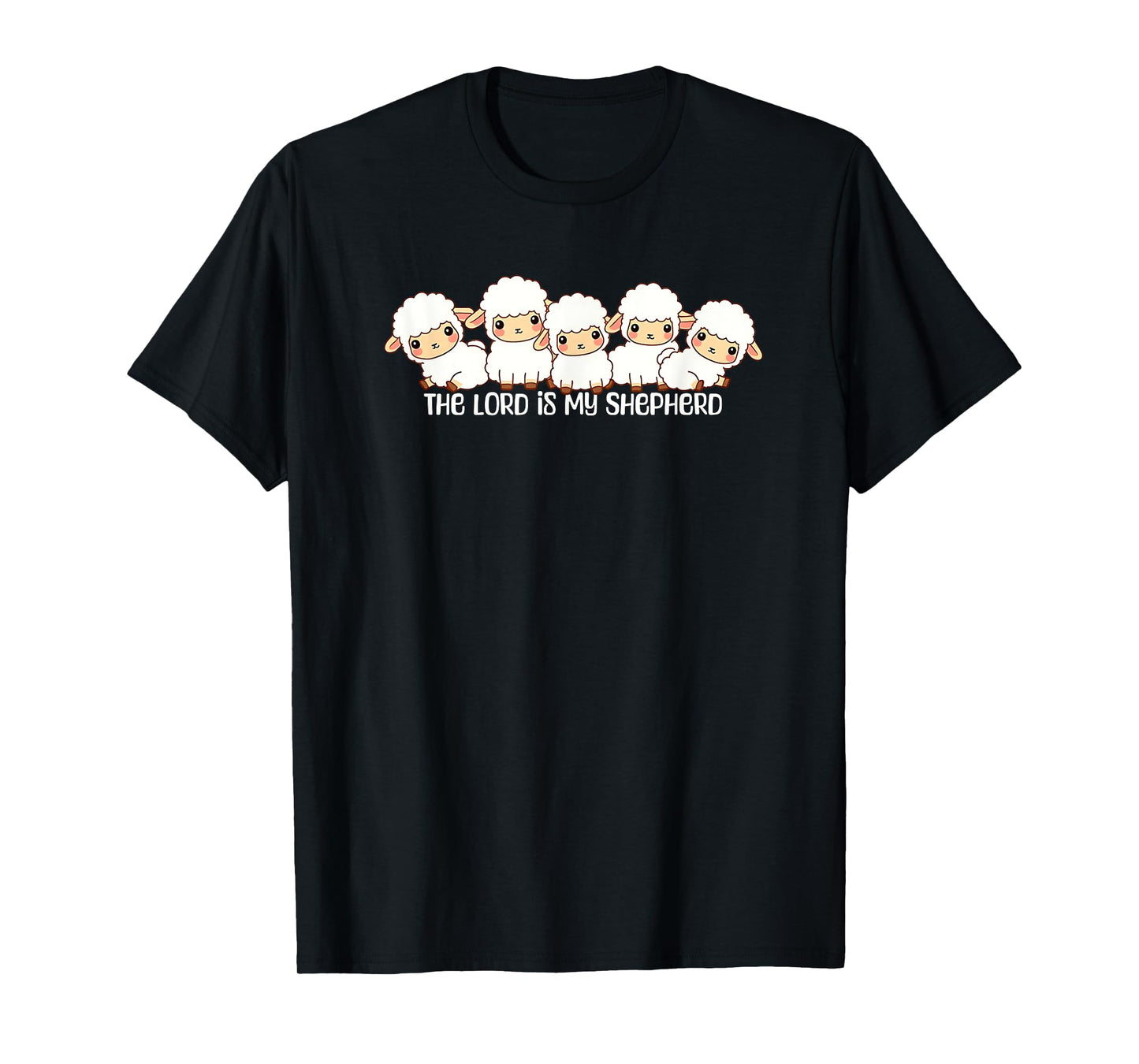 The Lord is My Shepherd Sheep Christian T-Shirt