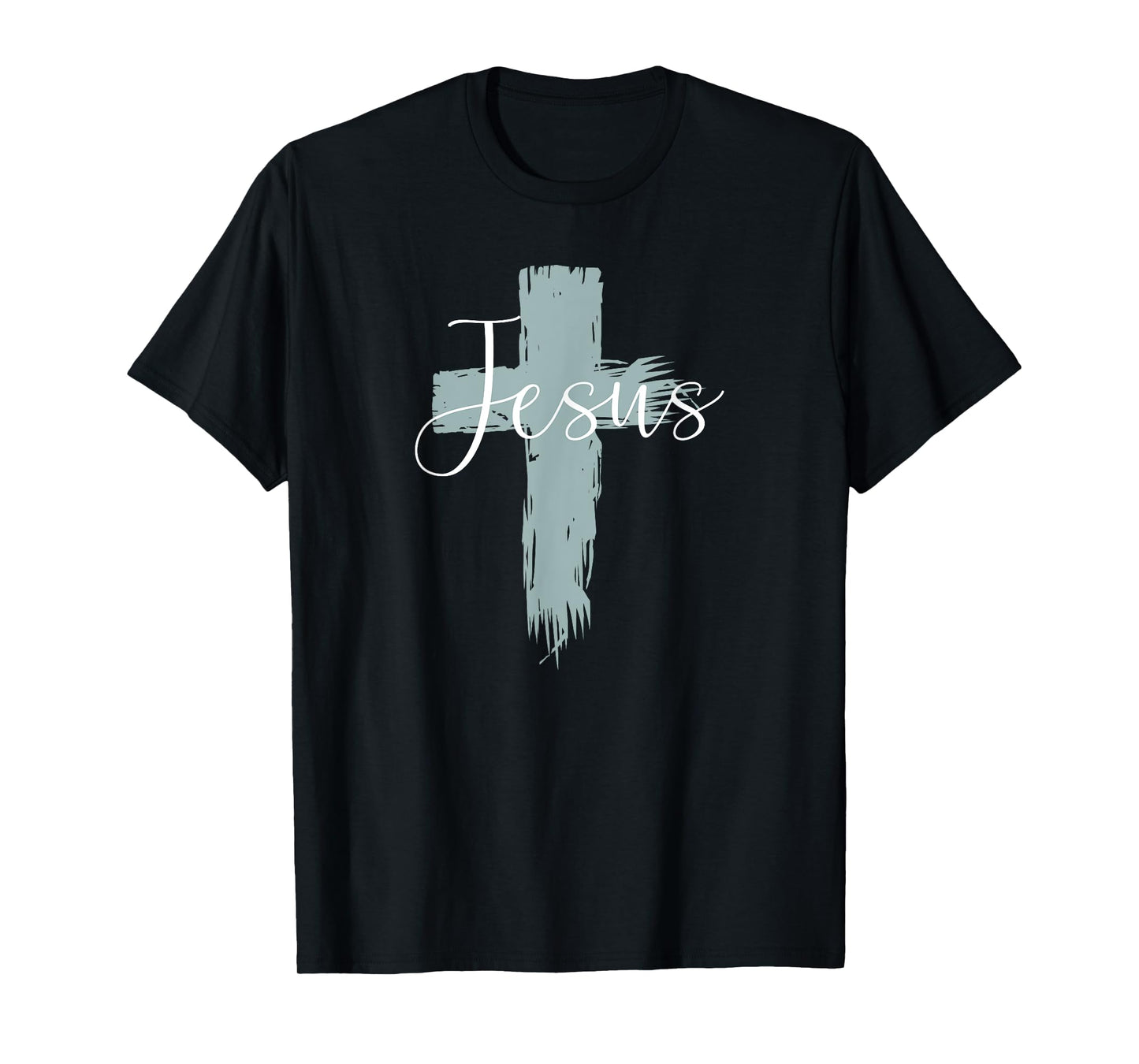 Jesus On Cross Paint Cool Religion God Faith Christian Gift T-Shirt