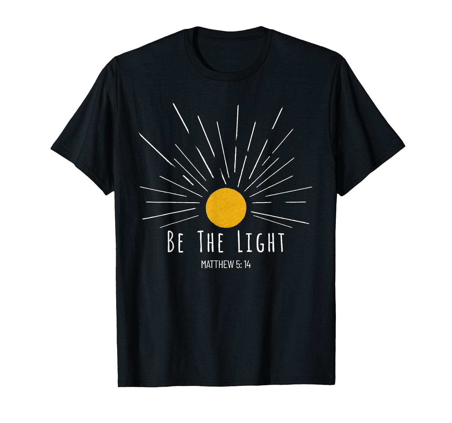Matthew 5 14 Sunburst Bible Verse Christian, Catholic T-Shirt