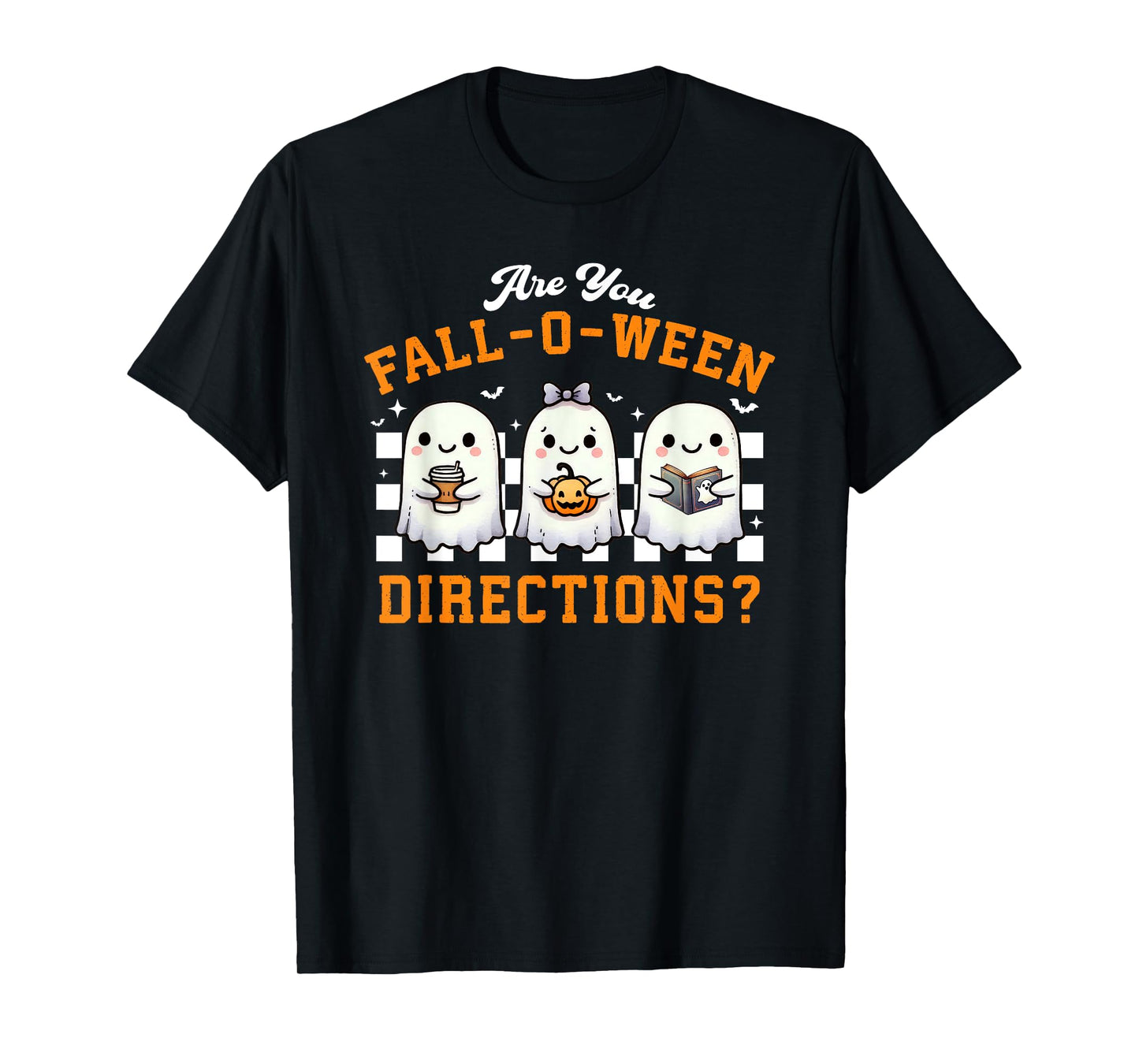 Are You Fall-O-Ween Directions Ghost Christian Halloween T-Shirt