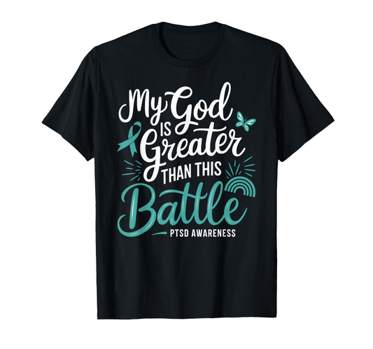 God Faith PTSD Awareness T-Shirt