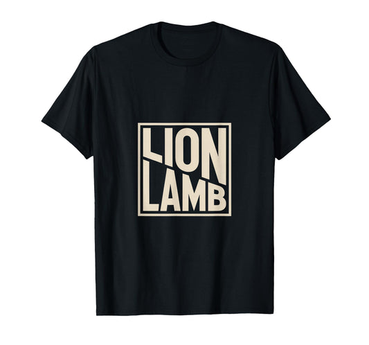 Christian Lion Lamb Faith Jesus Bible Verse T-Shirt