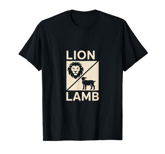 Christian Lion Lamb Symbol Faith Jesus Savior King T-Shirt