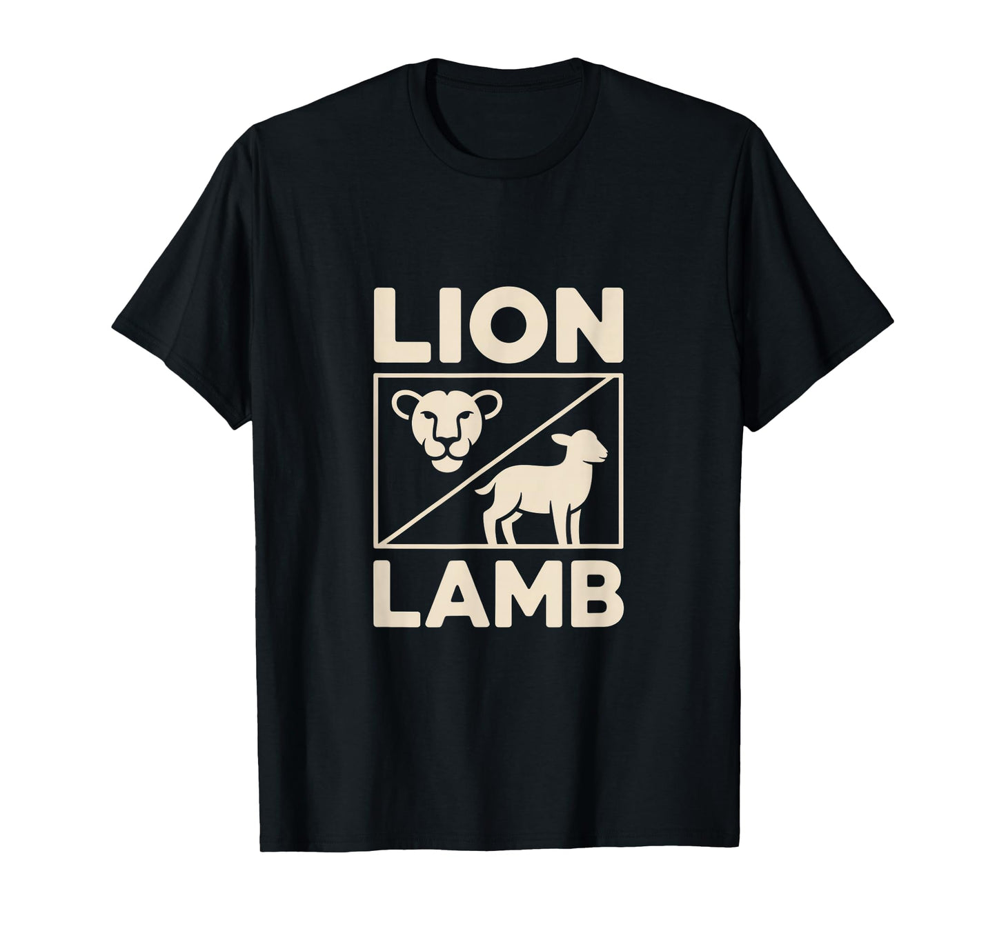 Christian Lion Lamb Jesus Lion of Judah Symbol T-Shirt