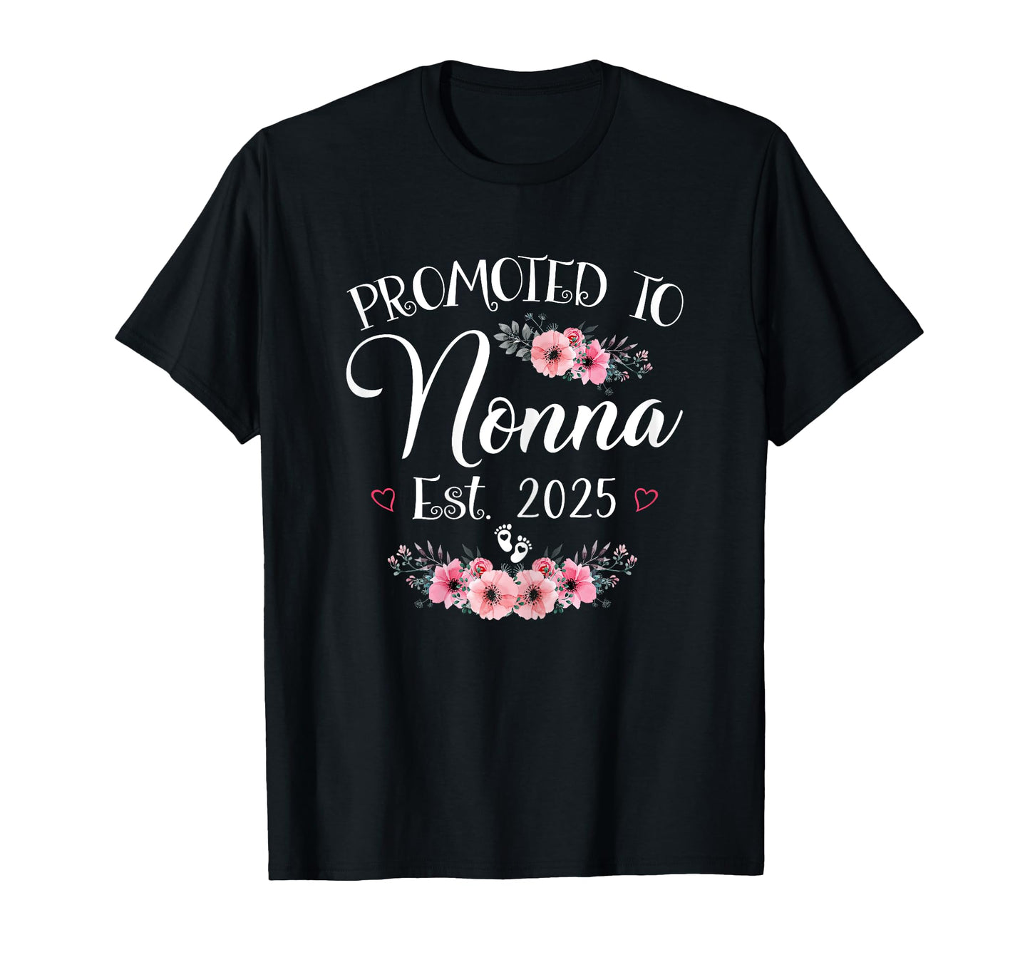 Promoted To Nonna 2025 Mother's Day Soon To Be Mom Pregnancy T-Shirt