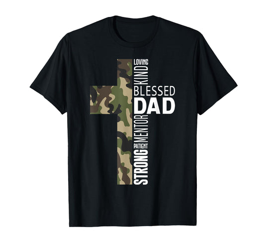 Christian Lovers Man of God Dad Jesus Faith Man of God Dad T-Shirt