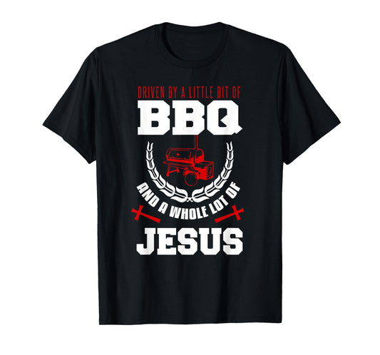 BBQ Jesus Shirt Barbecue Religious Christian BBQing T-Shirt
