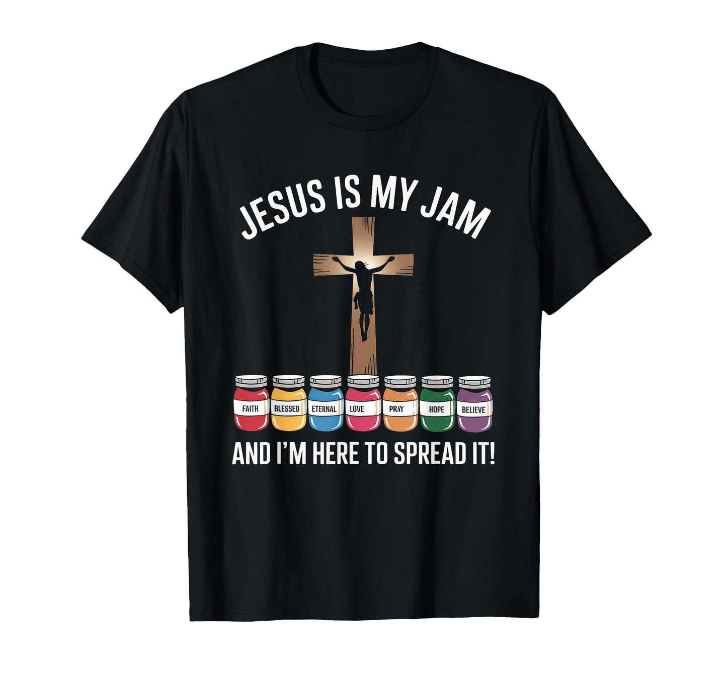 Jesus is My Jam Tshirt Men Women Christian Bible Verse T-Shirt