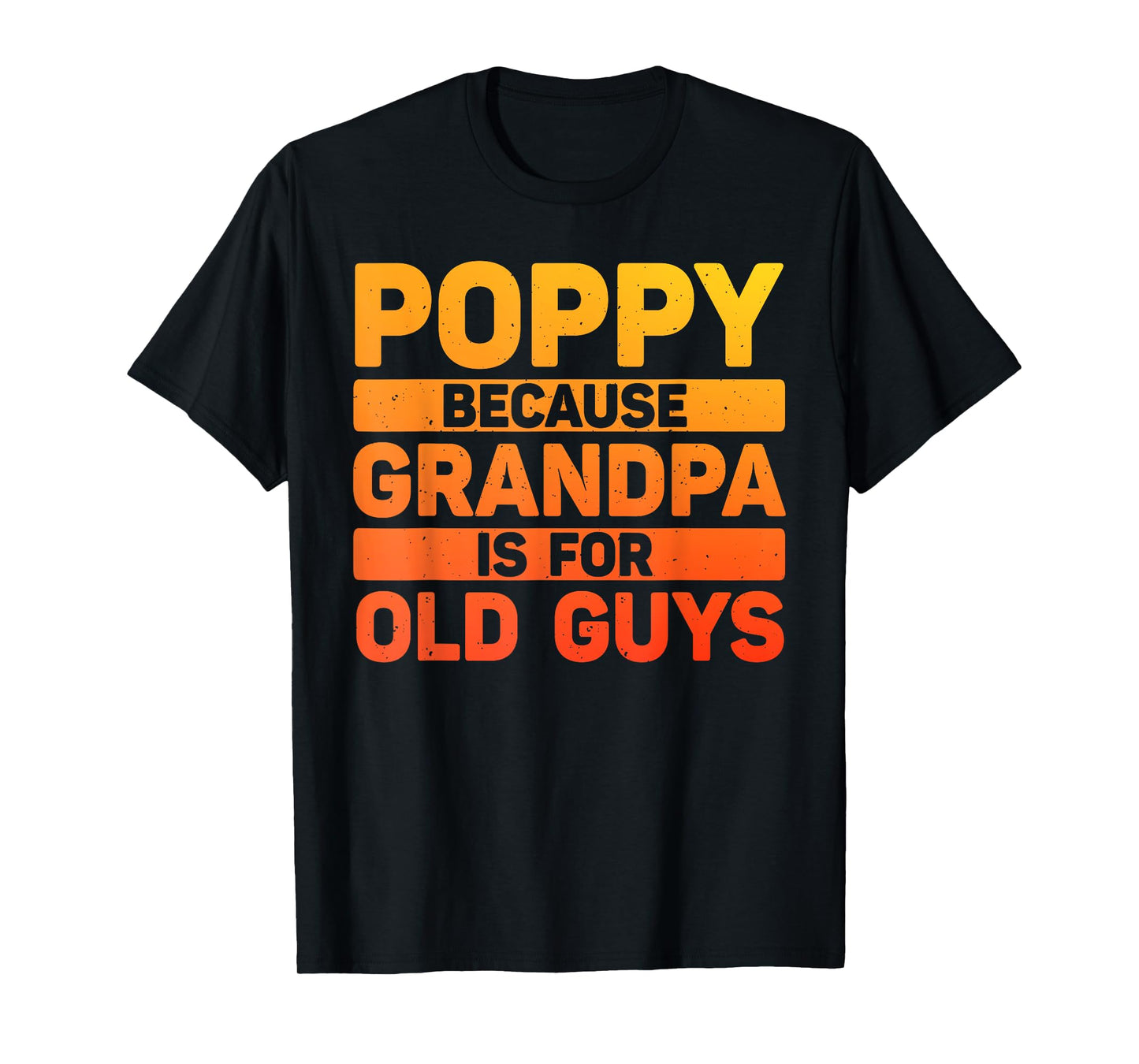Poppy Design For Grandpa From Grandkids Father's Day Poppy T-Shirt