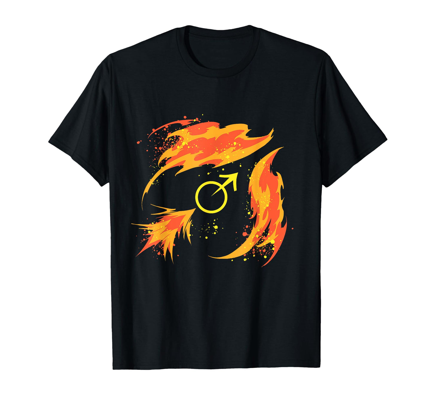 Sailor Fire Bow Mars Symbol Japanese Magical Anime Style T-Shirt