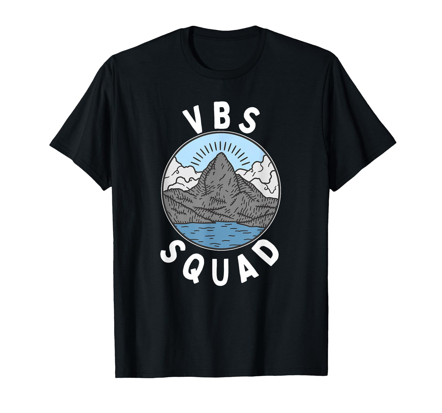 I Love VBS 2026 Squad Vacation Bible School Lake Mountain T-Shirt