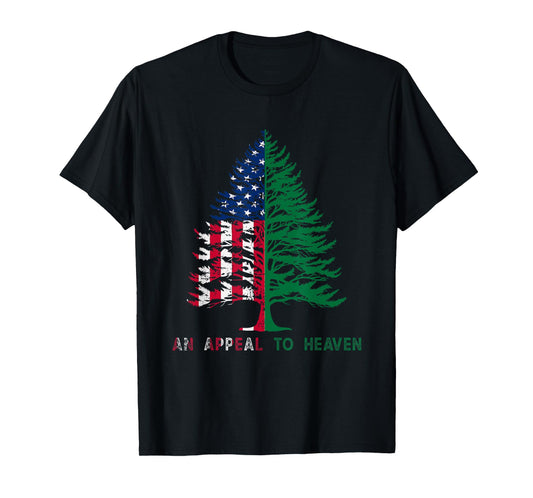 4th of July An Appeal To Heaven Flag Pine Tree Flag T-Shirt for Women Men