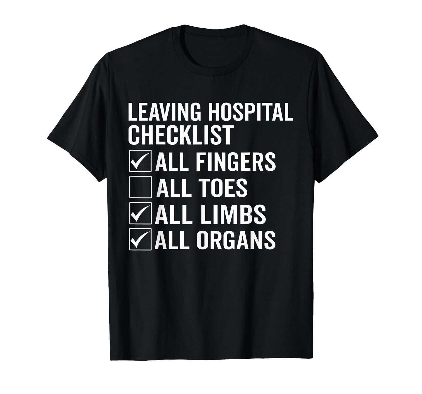 Toe Amputee Funny Humor Toe Amputation T-Shirt