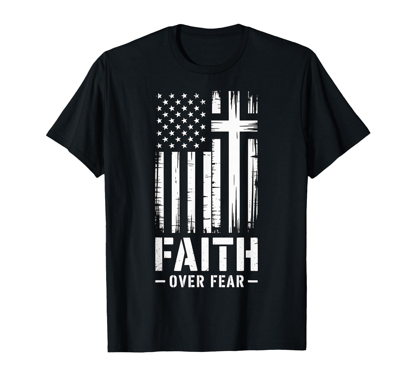 Faith Over Fear Christian T-Shirt