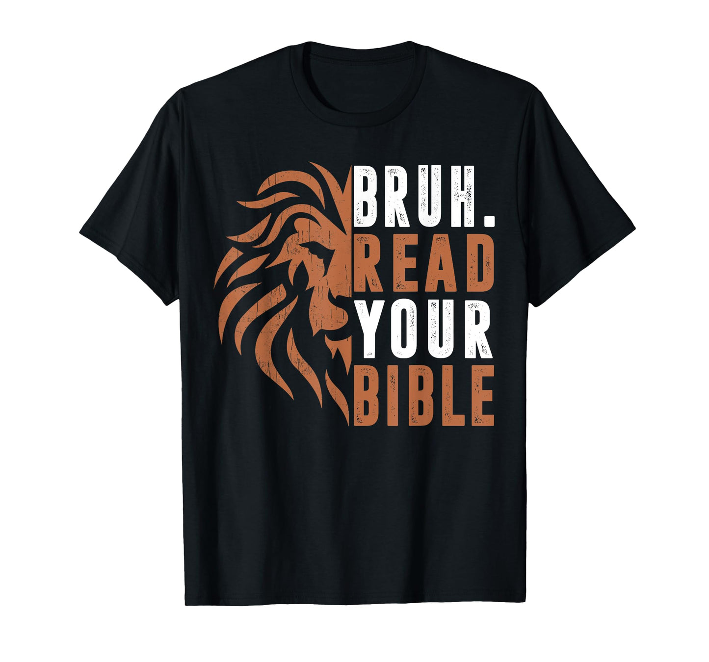 Men Bruh Read Your Bible Dad Boy Funny Christian Religious T-Shirt