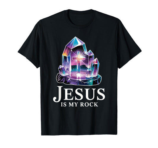Jesus Is My Rock Bible Verse Christian T-Shirt