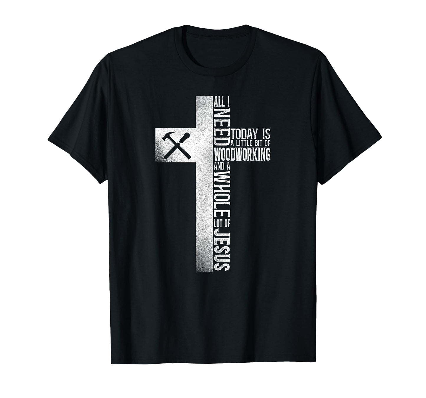 Woodworker Carpenter Tools Vintage Faith Jesus T-Shirt