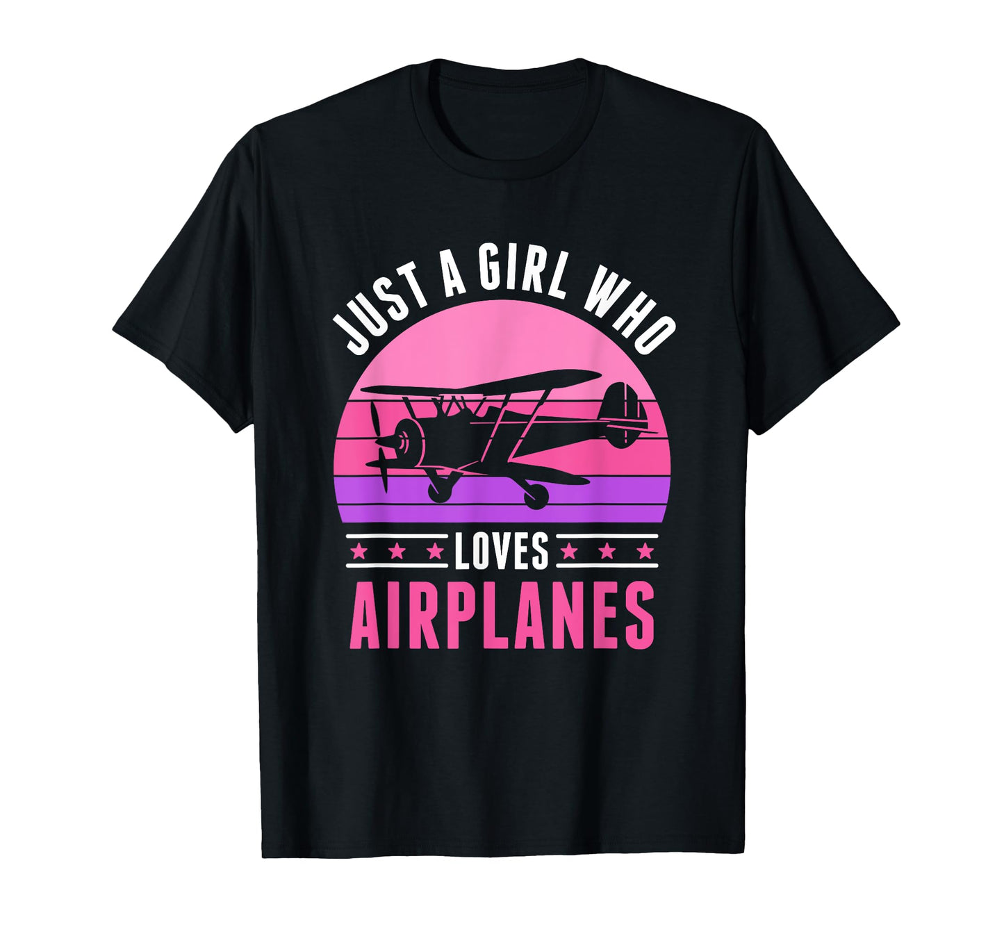 Just a Girl who Loves Airplanes Women T-Shirt