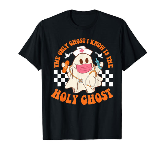 Ain't No Ghost Like The Holy Ghost Jesus Christian Halloween T-Shirt