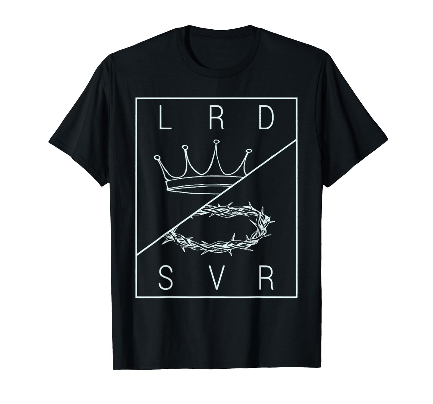 Vintage Jesus Is My Lord And My Savior Crown Graphic T-Shirt