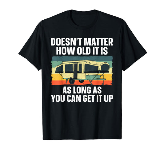 Best Pop Up Camper Art for Men Women Pop Up Trailer Camping T-Shirt