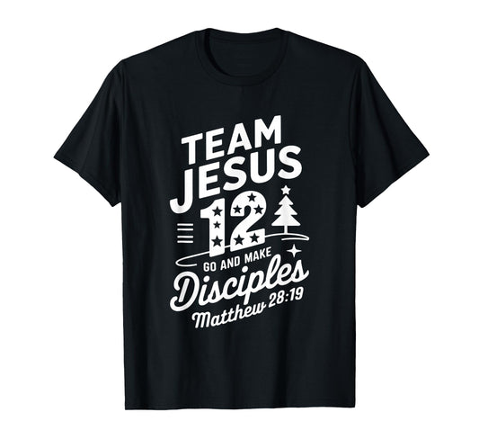 Christian - Team Jesus 03 Faith Hope Love Christmas T-Shirt