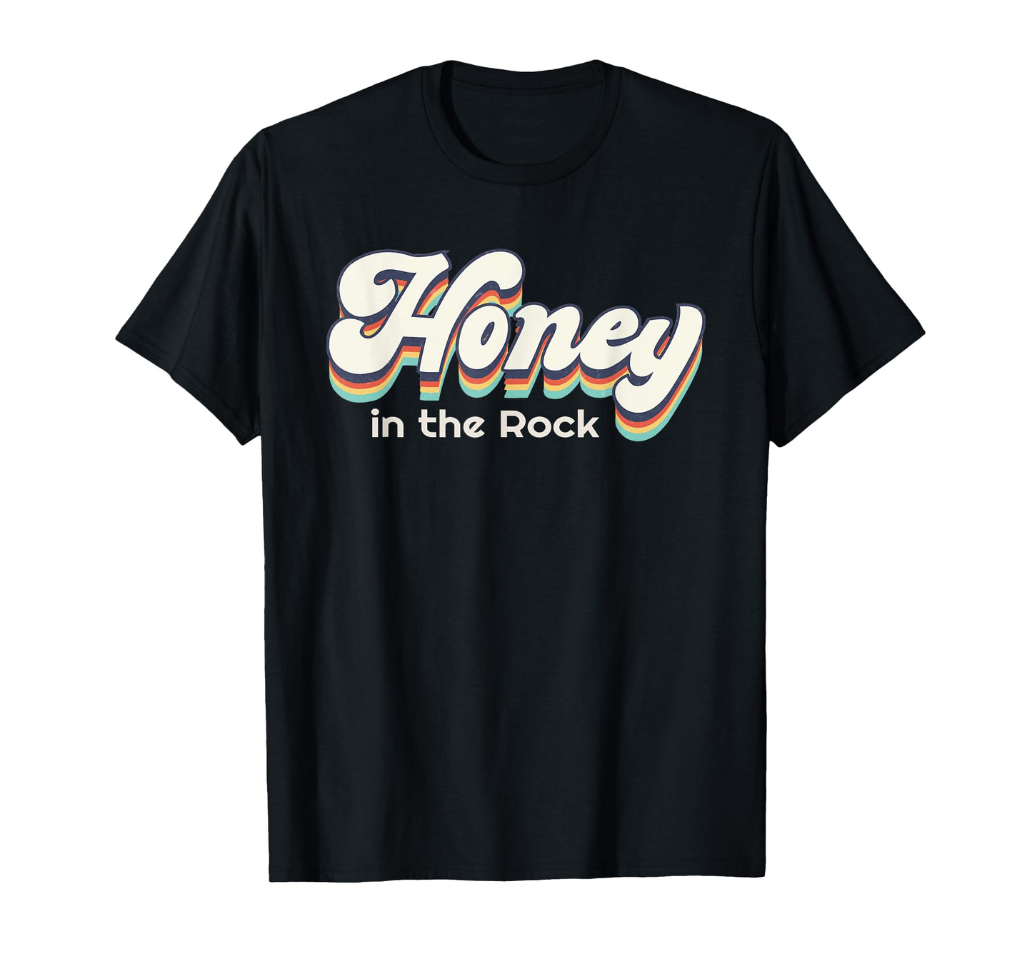 Honey In The Rock Christian Faith Vintage Funny Jesus T-Shirt