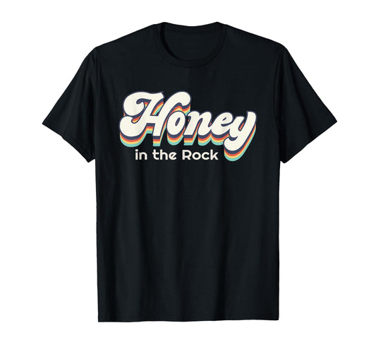 Honey In The Rock Christian Faith Vintage Funny Jesus T-Shirt