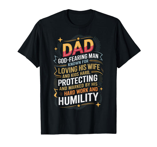 Christian Dad Definition God Religious Roman Catholic Father T-Shirt