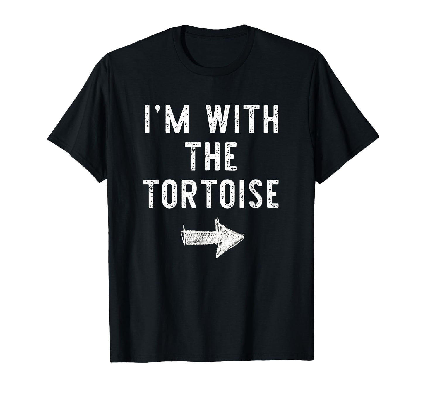 I'm With The Tortoise Costume Halloween Matching Couple T-Shirt