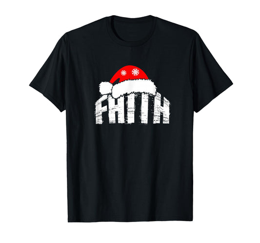 Family Christmas Design - Mummy - Daddy - Flown - Faith T-Shirt