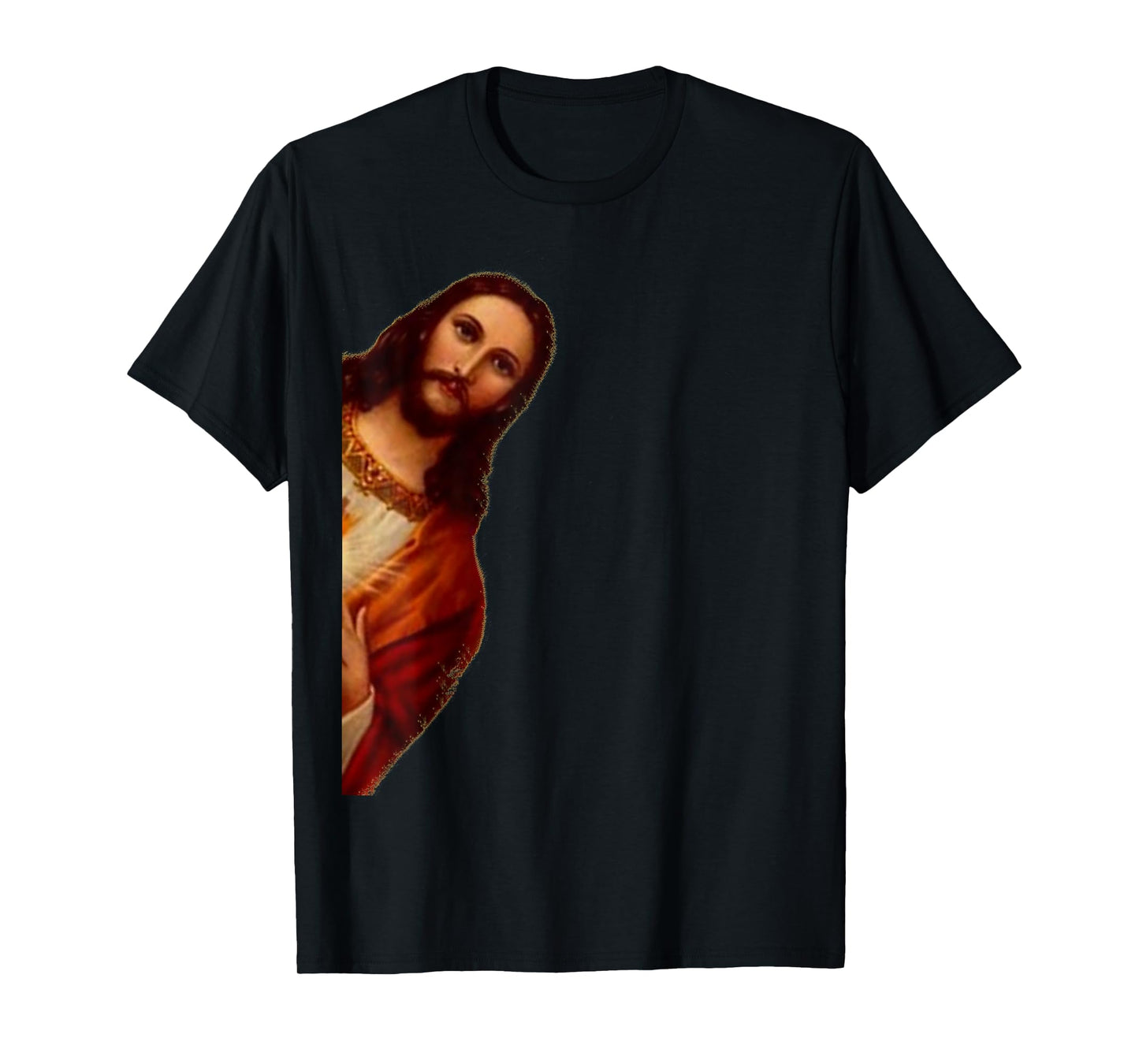 Jesus Peeking Out Funny shirt T-Shirt