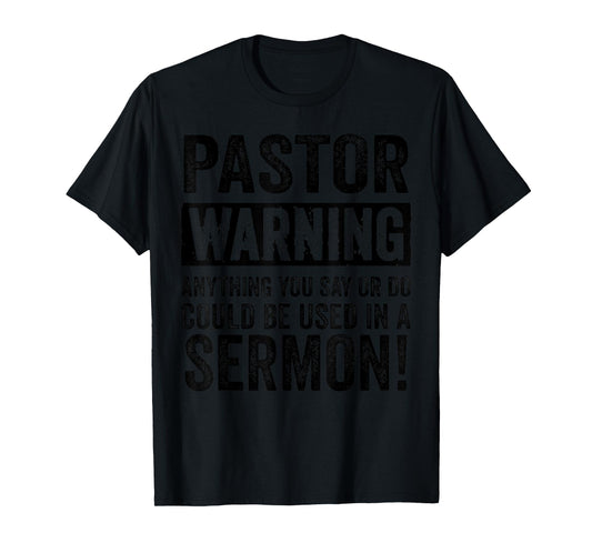 Funny Pastor Gift For Religious Preachers Men Women Church T-Shirt