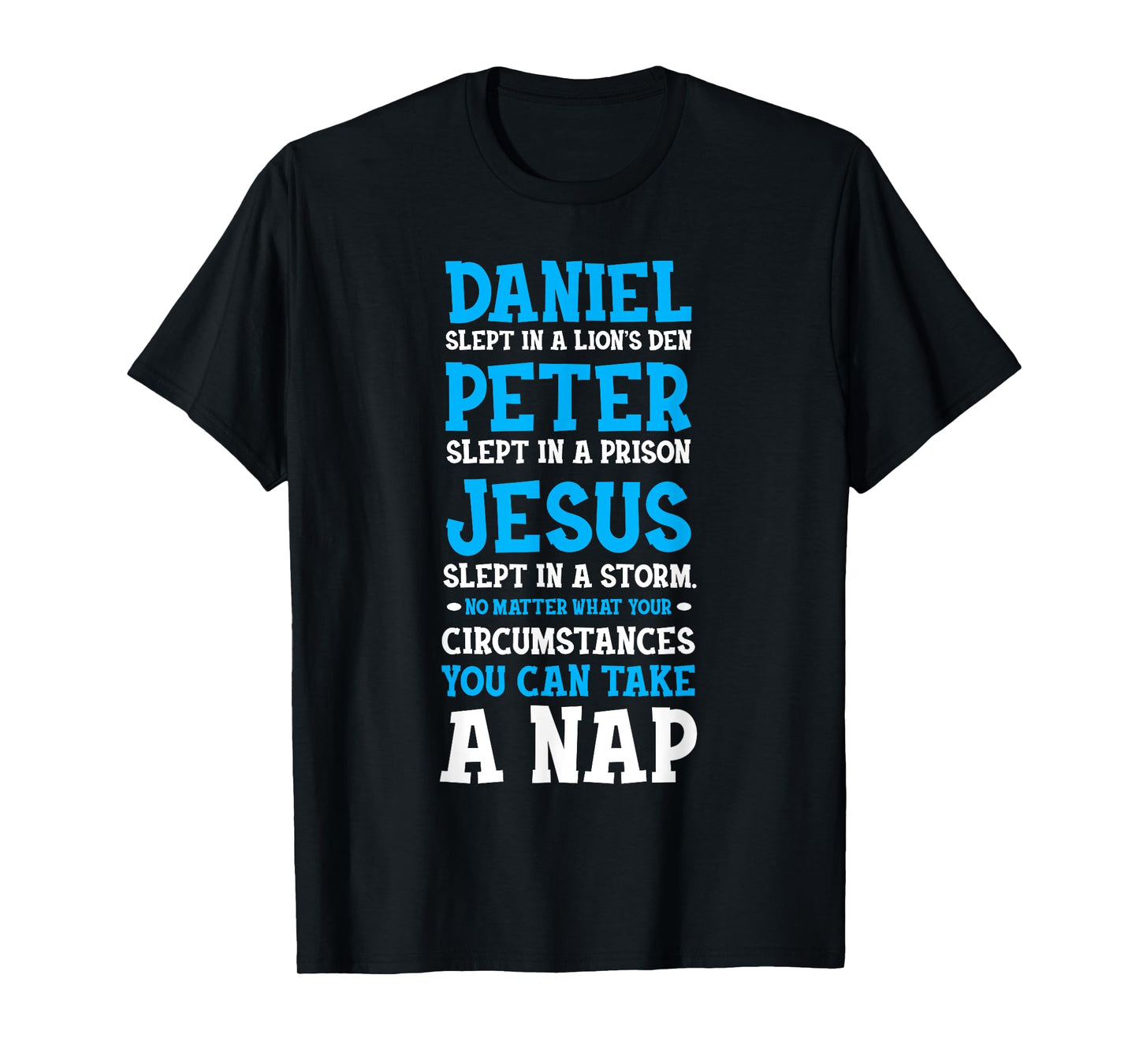 Funny Nap Lovers Sleeping Jesus Napping Gift Christian Humor T-Shirt