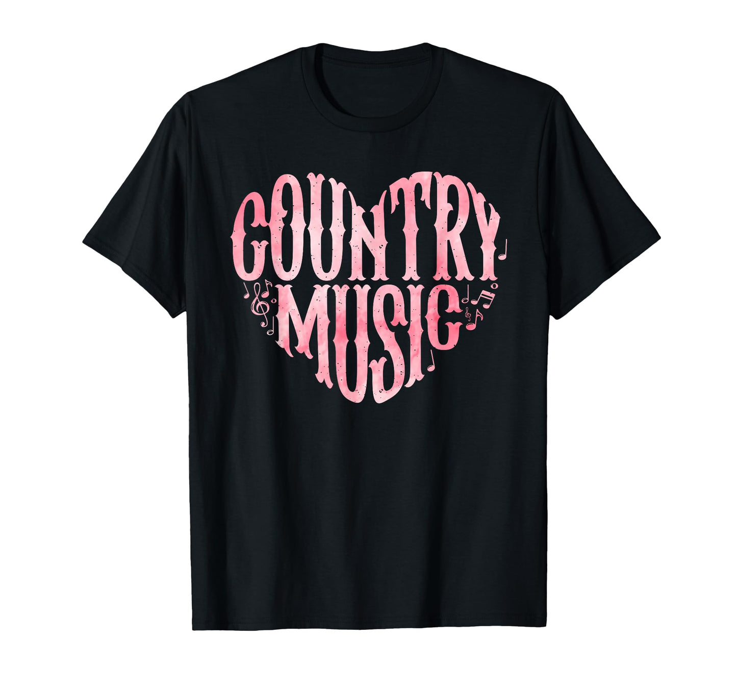 Cute Country Music Art for Men Women Concert Country Music T-Shirt