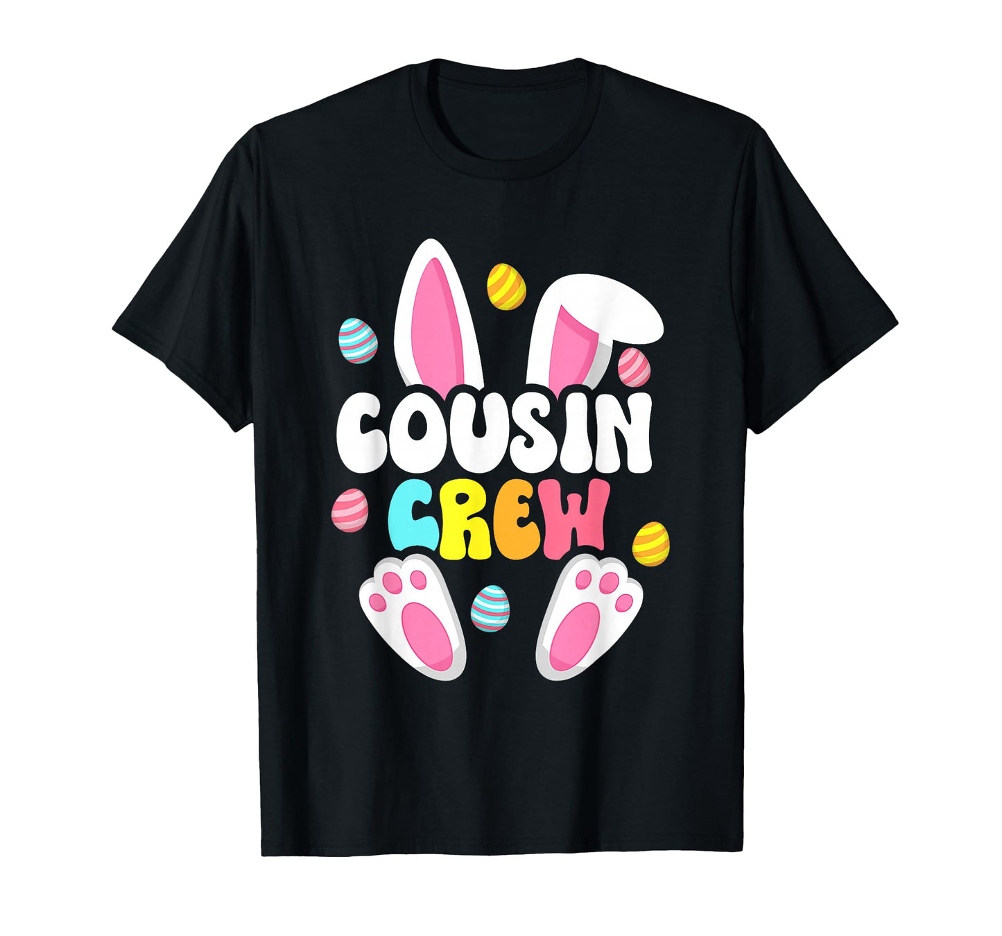 Cousin Crew Family Matching Bunny Easter Day Egg Hunt Group T-Shirt
