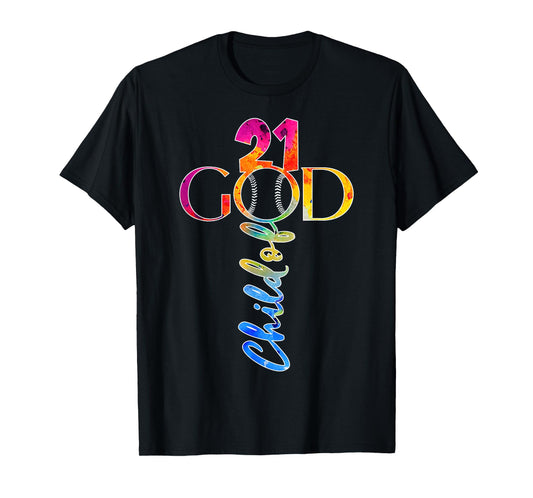 JESUS 21 YEARS CHILD OF GOD BASEBALL 21ST BIRTHDAY T-Shirt