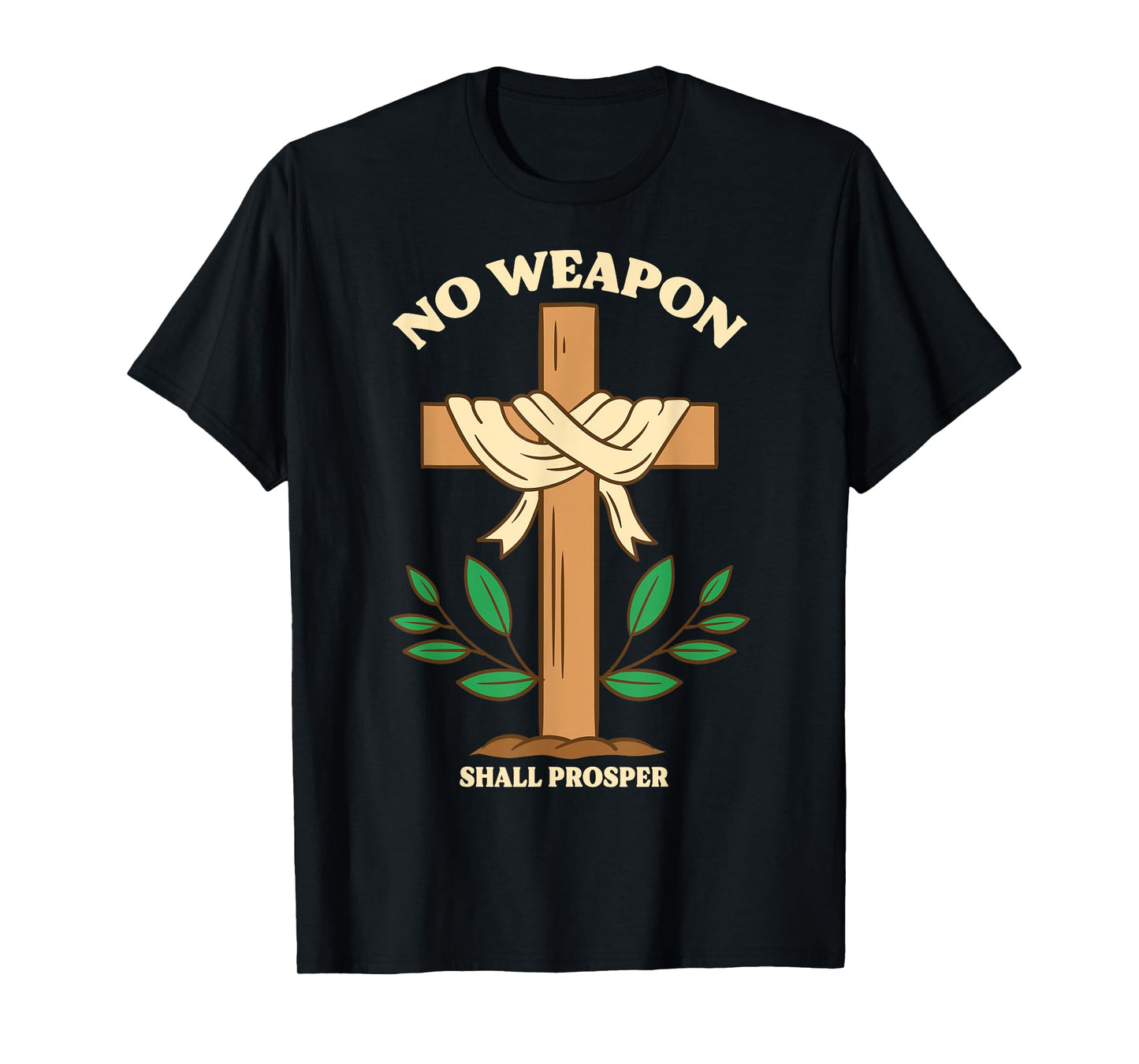 No Weapon - Christian Bible Verse Faith T-Shirt