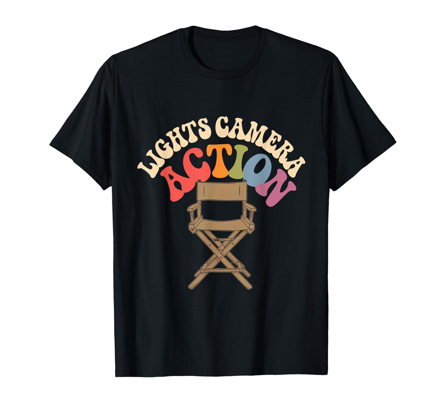 Director Film Crew Lights Camera Action Video Producer Quote T-Shirt