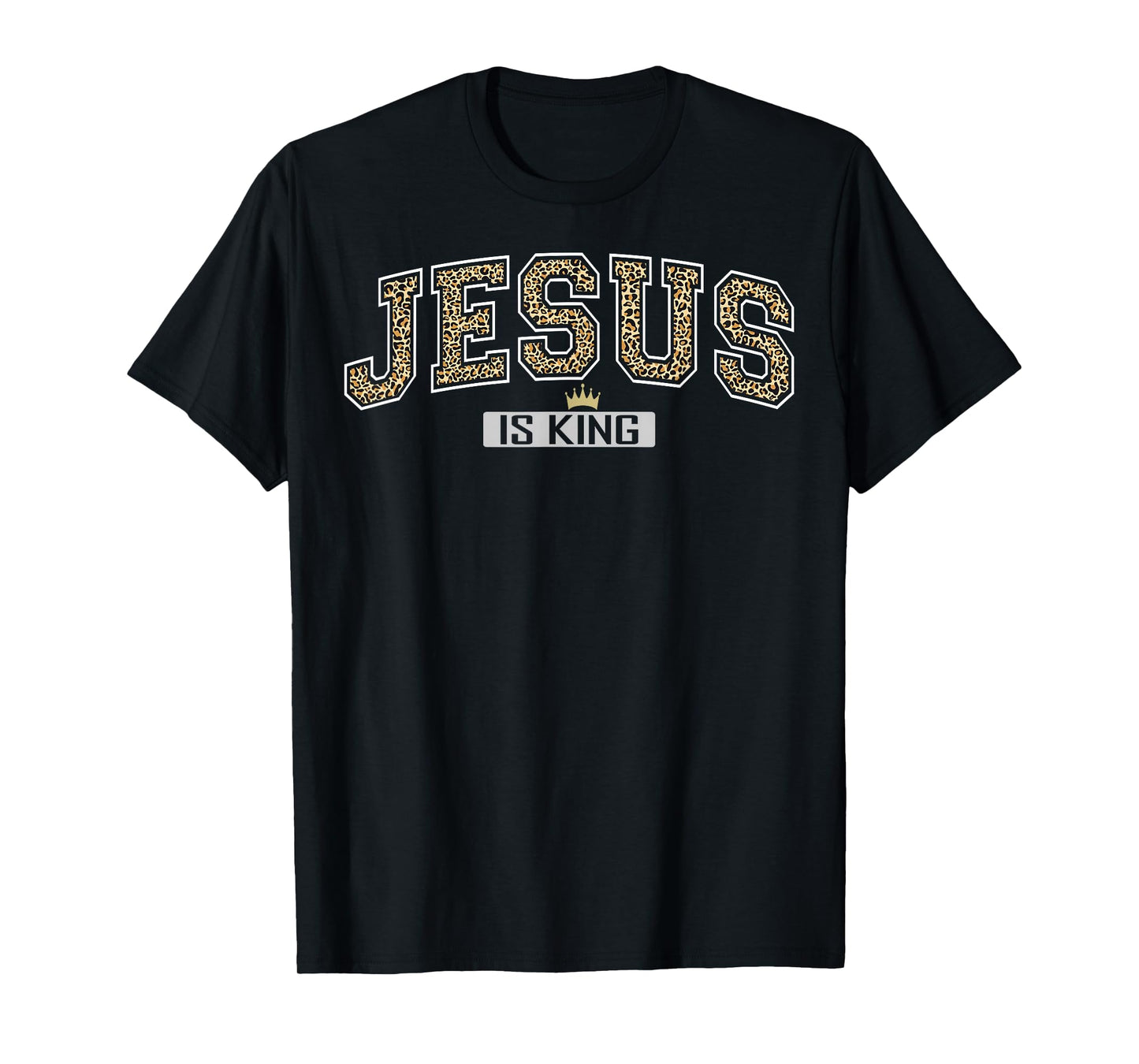Jesus is King Christian Cross God Faith Bible Religious Pray T-Shirt