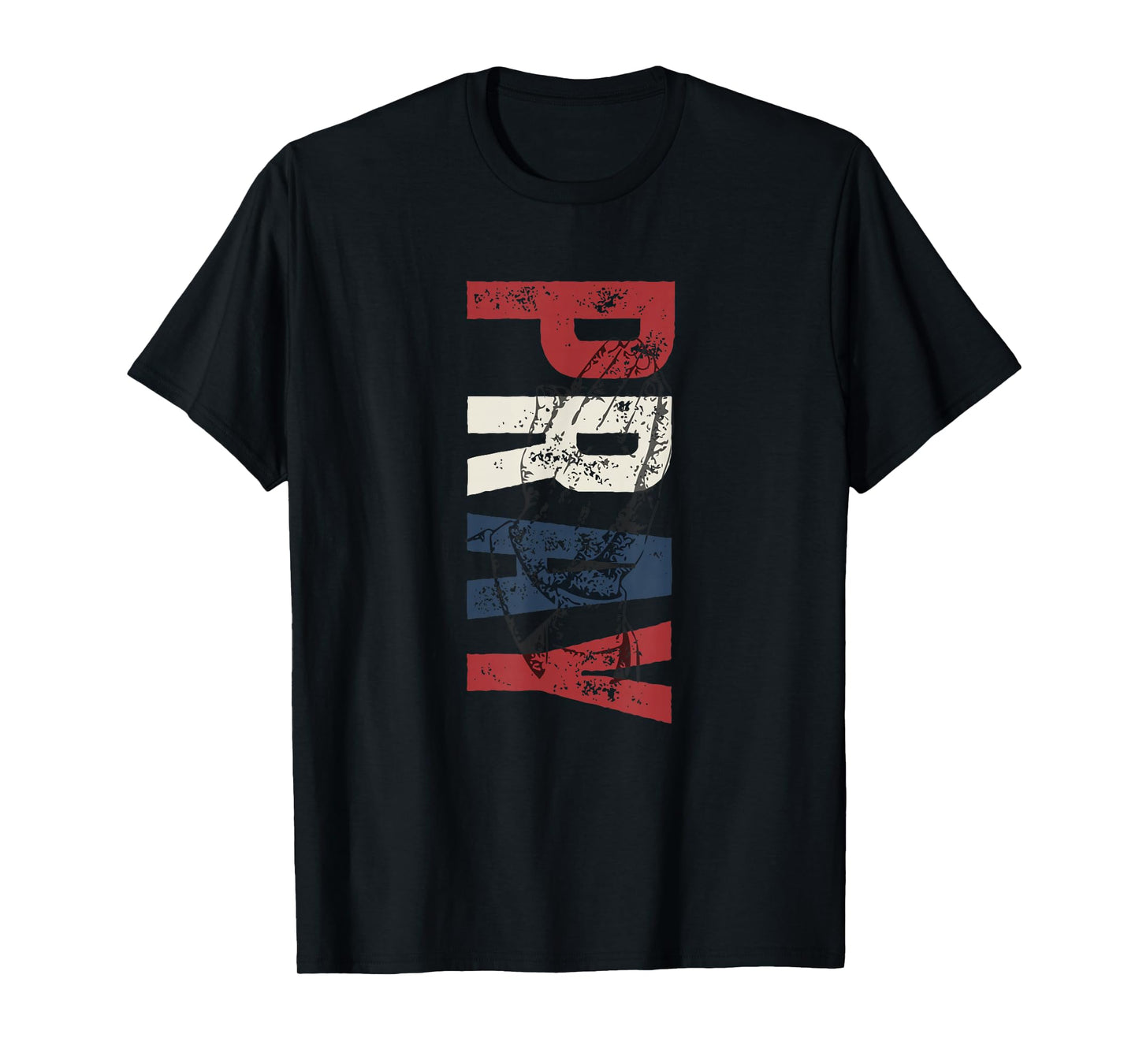 Patriotic Pray Christian USA Red White Blue Typography Item T-Shirt